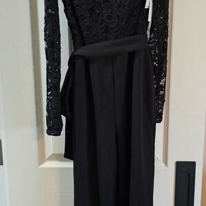 JCPenney Black Lace Jumpsuit